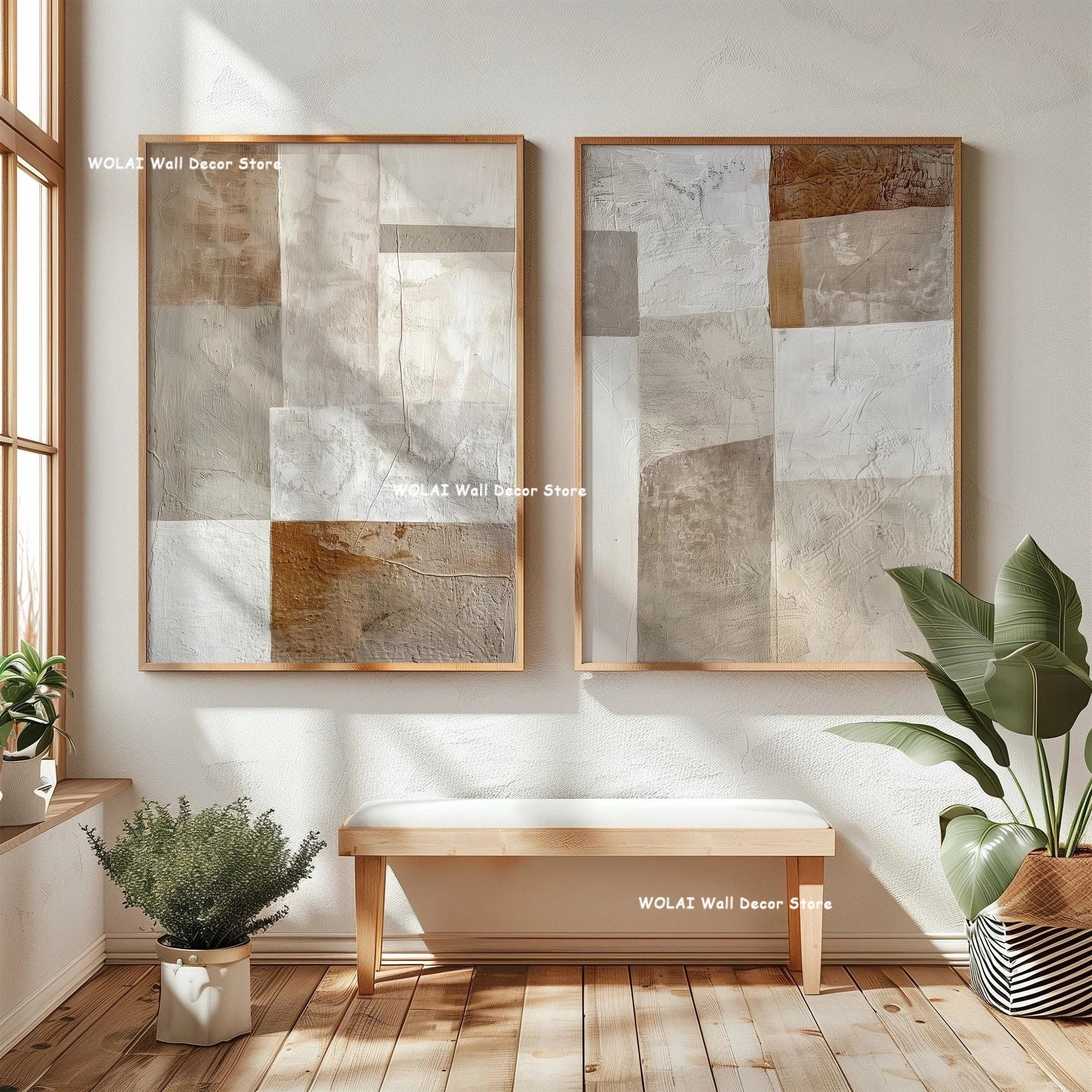 Japanese Wabi-Sabi Mountain Wall Art
